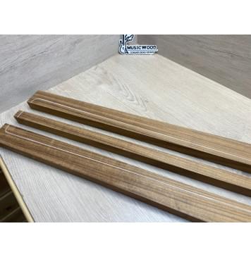 Овенгкол заготовка грифа для бас-гитары Радиал ААА 28х(50-22-50)х905 мм - из 3х частей-7