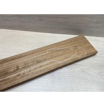 Овенгкол заготовка грифа для электрогитары Радиал ААА 27.5х(49-22.5-49)х750 мм - из 3х частей-3