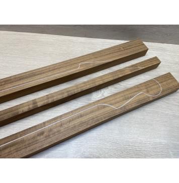 Овенгкол заготовка грифа для электрогитары Радиал ААА 27.5х(49-22.5-49)х750 мм - из 3х частей-6