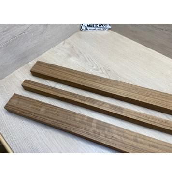 Овенгкол заготовка грифа для электрогитары Радиал АА 27х(49.5-23-49.5)х750 мм - из 3х частей-11