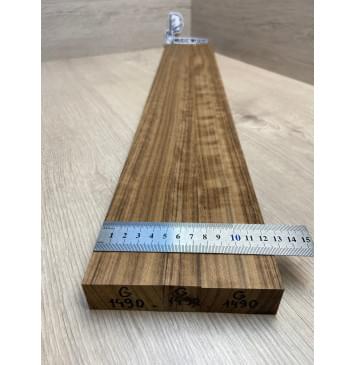 Овенгкол заготовка грифа для электрогитары Радиал АА 27х(49.5-23-49.5)х750 мм - из 3х частей-1