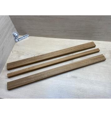 Овенгкол заготовка грифа для электрогитары Радиал АА 26.5х(48-25-48)х745 мм - из 3х частей-4