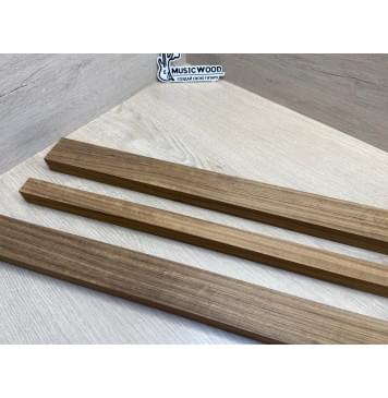 Овенгкол заготовка грифа для электрогитары Радиал АА 26.5х(48-25-48)х745 мм - из 3х частей-10