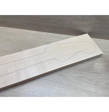 Клён Белый заготовка грифа для бас-гитары Смешанный ААА 25.5х122х885 мм-9