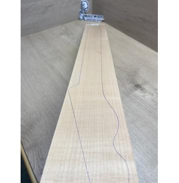 Клён Белый заготовка грифа для электрогитары Радиал АА 25х93-86х740 мм-8