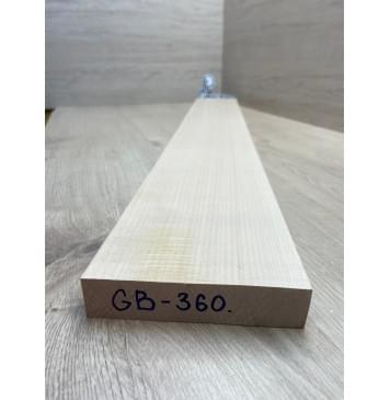 Клён Белый заготовка грифа для бас-гитары Радиал АА 27х125х910 мм-2