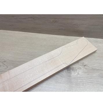 Клён Белый заготовка грифа для электрогитары Радиал АА 25х95х715 мм-4