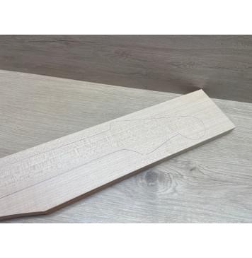 Клён Белый заготовка грифа для электрогитары Радиал АА 23х105х730 мм-1