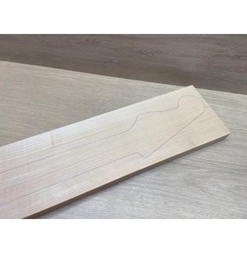 Клён Белый заготовка грифа для электрогитары Радиал АА 26.5х123х760 мм-10