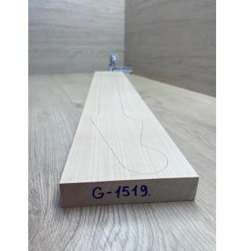 Клён Белый заготовка грифа для электрогитары Радиал АА 26.5х123х760 мм-1