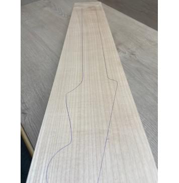 Клён Белый заготовка грифа для электрогитары Радиал АА 26.5х123х760 мм-4