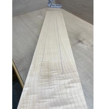 Клён Белый заготовка грифа для электрогитары Радиал АА 26.5х123х760 мм-2