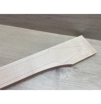 Клён Белый заготовка грифа для электрогитары Радиал АА 26.5х108х740 мм-1