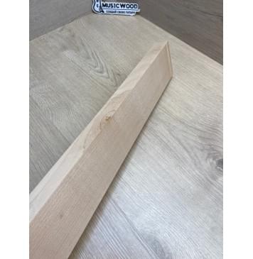 Клён Белый заготовка грифа безголовой гитары Радиал А 26.5х95-75х635 мм-9