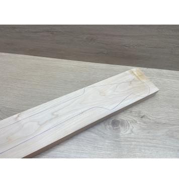 Клён Белый заготовка грифа для электрогитары Тангент АА 30х93х681 мм-5