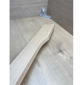 Клён Белый заготовка грифа для электрогитары Радиал ААА 25х105х730 мм-8