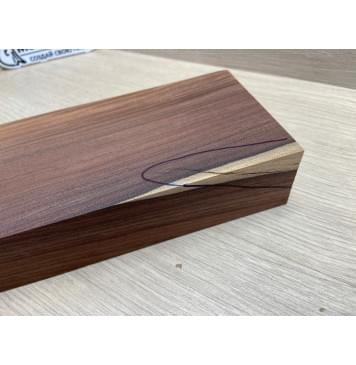 Палисандр Бразильский Сантос Универсальная заготовка Радиал АА 46х99х320 мм-1