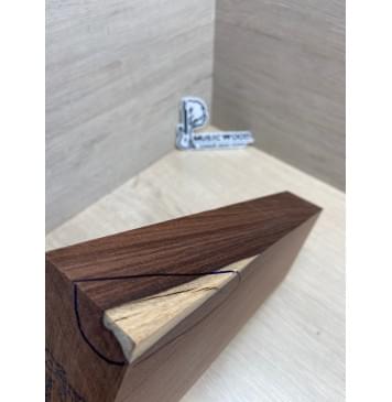 Палисандр Бразильский Сантос Универсальная заготовка Радиал АА 46х99х320 мм-5