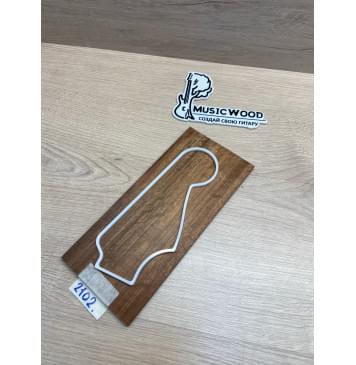 Овенгкол заготовка накладки на головку грифа Радиал ААА 7х105х230 мм-2