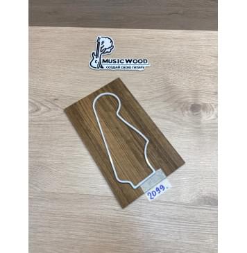 Овенгкол заготовка накладки на головку грифа Радиал ААА 4.5х135х218 мм-3