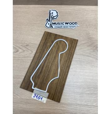 Овенгкол заготовка накладки на головку грифа Радиал ААА 4.5х135х218 мм-2