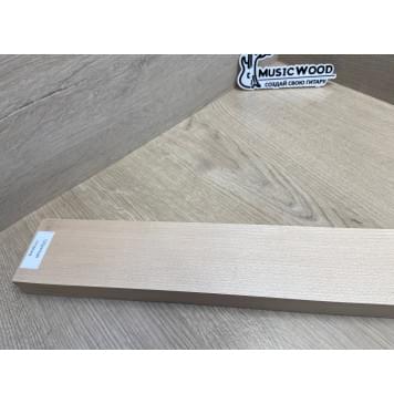 Клён Белый заготовка грифа безголовой гитары Радиал АА 26.5х65х605 мм-7