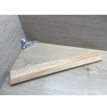 Ольха заготовка грифа безголовой гитары Смешанный АА Волна АА 27.5х(35-18-35)х645 мм - из 3х частей-1