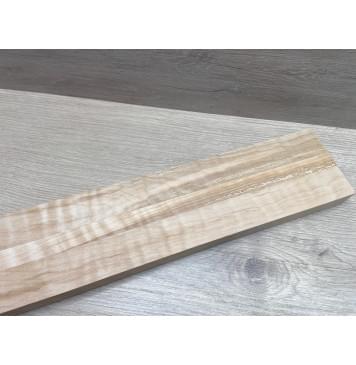 Ольха заготовка грифа безголовой гитары Смешанный АА Волна АА 27.5х(35-18-35)х645 мм - из 3х частей-2