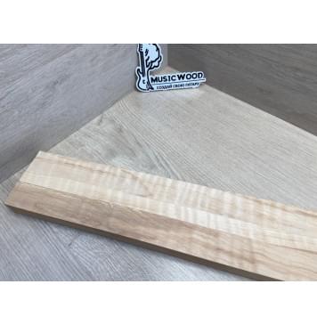 Ольха заготовка грифа безголовой гитары Смешанный АА Волна АА 27.5х(35-18-35)х645 мм - из 3х частей-4
