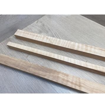 Ольха заготовка грифа безголовой гитары Смешанный АА Волна АА 27.5х(35-18-35)х645 мм - из 3х частей-10