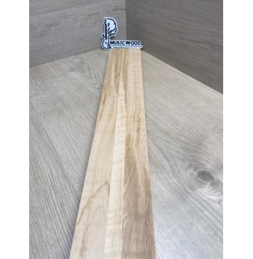 Ольха заготовка грифа безголовой гитары Смешанный АА Волна АА 27.5х(35-18-35)х645 мм - из 3х частей-8