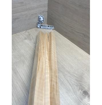Ольха заготовка грифа безголовой гитары Смешанный АА Волна АА 27.5х(35-18-35)х645 мм - из 3х частей-7