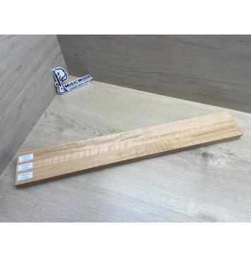 Ольха заготовка грифа безголовой гитары Смешанный АА Волна АА 27.5х(35-18-35)х645 мм - из 3х частей-12