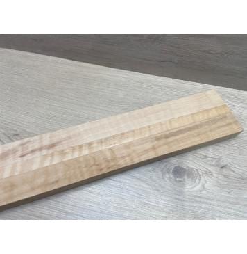 Ольха заготовка грифа безголовой гитары Смешанный АА Волна АА 27.5х(35-18-35)х645 мм - из 3х частей-9