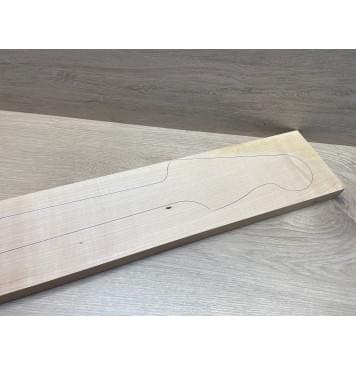 Клён Белый заготовка грифа для бас-гитары Радиал А 25х125х925 мм-1