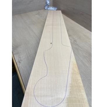 Клён Белый заготовка грифа для бас-гитары Радиал А 25х125х925 мм-6