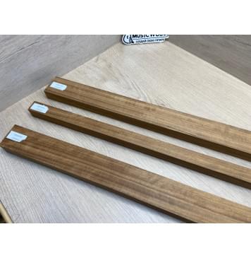Овенгкол заготовка грифа для электрогитары Радиал ААА 27х(50.5-24.5-50.5)х750 мм - из 3х частей-14