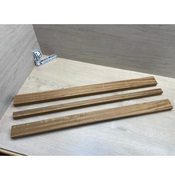 Овенгкол заготовка грифа для электрогитары Радиал ААА 27х(50.5-25.5-50.5)х750 мм - из 3х частей-0