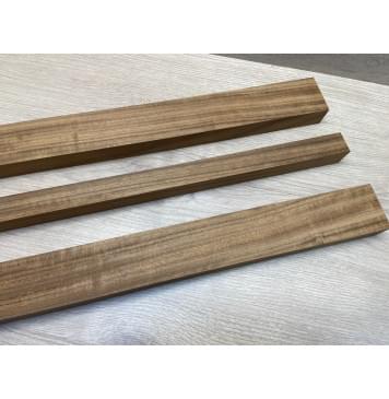 Овенгкол заготовка грифа для электрогитары Радиал ААА 27х(50.5-25.5-50.5)х750 мм - из 3х частей-3