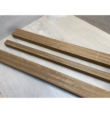 Овенгкол заготовка грифа для электрогитары Радиал ААА 27х(50.5-25.5-50.5)х750 мм - из 3х частей-10