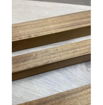 Овенгкол заготовка грифа для электрогитары Радиал ААА 27х(50.5-25.5-50.5)х750 мм - из 3х частей-8