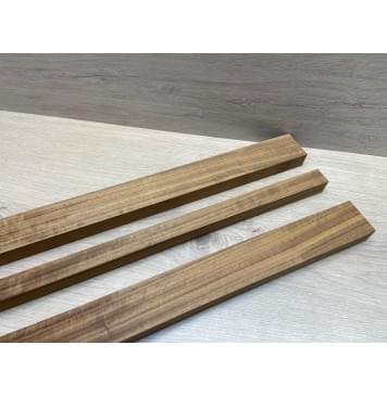 Овенгкол заготовка грифа для электрогитары Радиал ААА 27х(50.5-25.5-50.5)х750 мм - из 3х частей-12