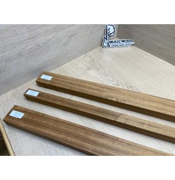 Овенгкол заготовка грифа для электрогитары Радиал ААА 27х(50.5-25.5-50.5)х750 мм - из 3х частей-11