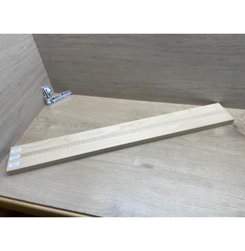 Клён Белый/Клён Белый Явор, Волнистый заготовка для переклеенного грифа бас-гитары Смешанный ААА Волна ААА 25х(46-17.5-46)х910 мм-5