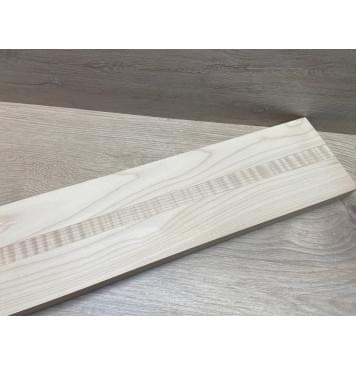 Клён Белый/Клён Белый Явор, Волнистый заготовка для переклеенного грифа бас-гитары Смешанный ААА Волна ААА 25х(46-17.5-46)х910 мм-10