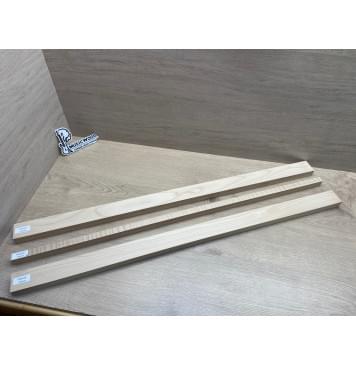 Клён Белый/Клён Белый Явор, Волнистый заготовка для переклеенного грифа бас-гитары Смешанный ААА Волна ААА 25х(46-17.5-46)х910 мм-11