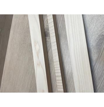 Клён Белый/Клён Белый Явор, Волнистый заготовка для переклеенного грифа бас-гитары Смешанный ААА Волна ААА 25х(46-17.5-46)х910 мм-8