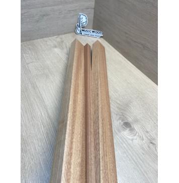 Махагон/Сапели заготовка для переклеенного грифа электрогитары Радиал АА 29.5х(47-19-47)х715 мм - из 3х частей-6