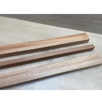 Махагон/Сапели заготовка для переклеенного грифа электрогитары Радиал АА 29.5х(47-19-47)х715 мм - из 3х частей-8