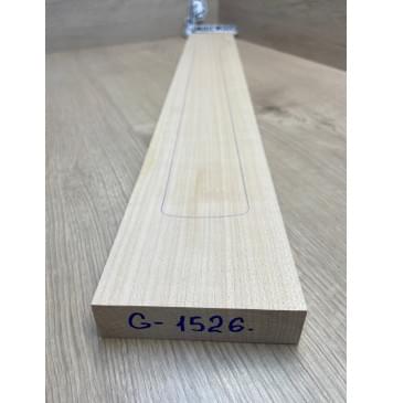 Клён Белый заготовка грифа для электрогитары Радиал ААА 26.5х99х730 мм-3